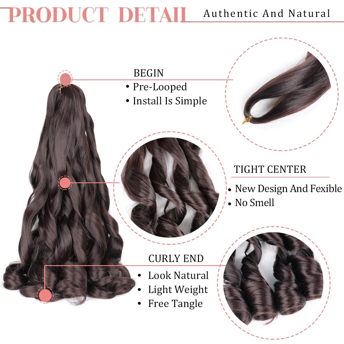 Luoyudu Bouncy Braiding Hair 75g pack demonstrates lightweight, reusable design
