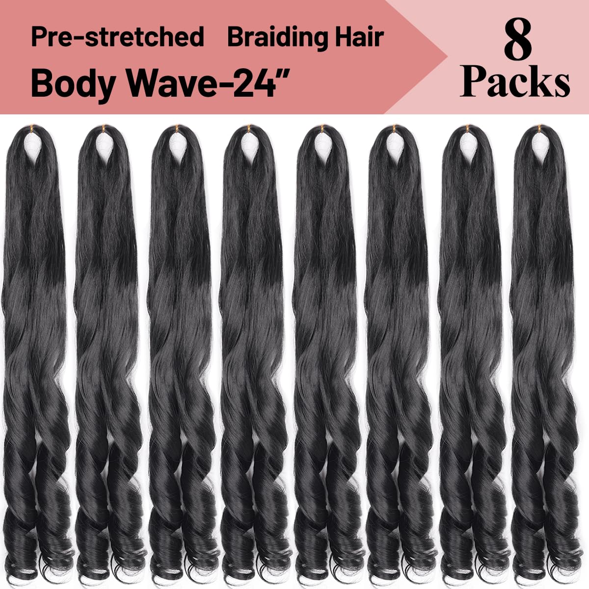 Luoyudu pre-stretched braiding hair offers easier, faster styling options