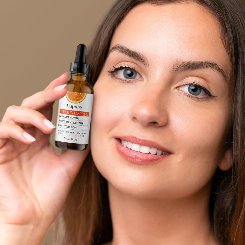Lupure Serum Vitamina C 20% envase regalo de Navidad listo.
