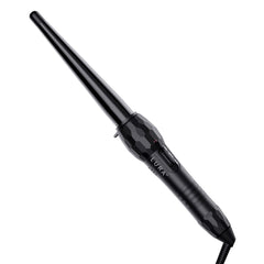LURA ceramic wand close-up showcasing tourmaline coating for smoother, shinier hair