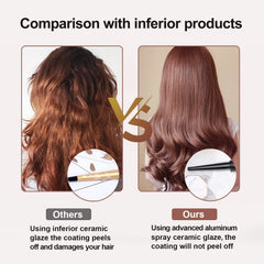 LURA wand with two heat settings suitable for diverse styling needs