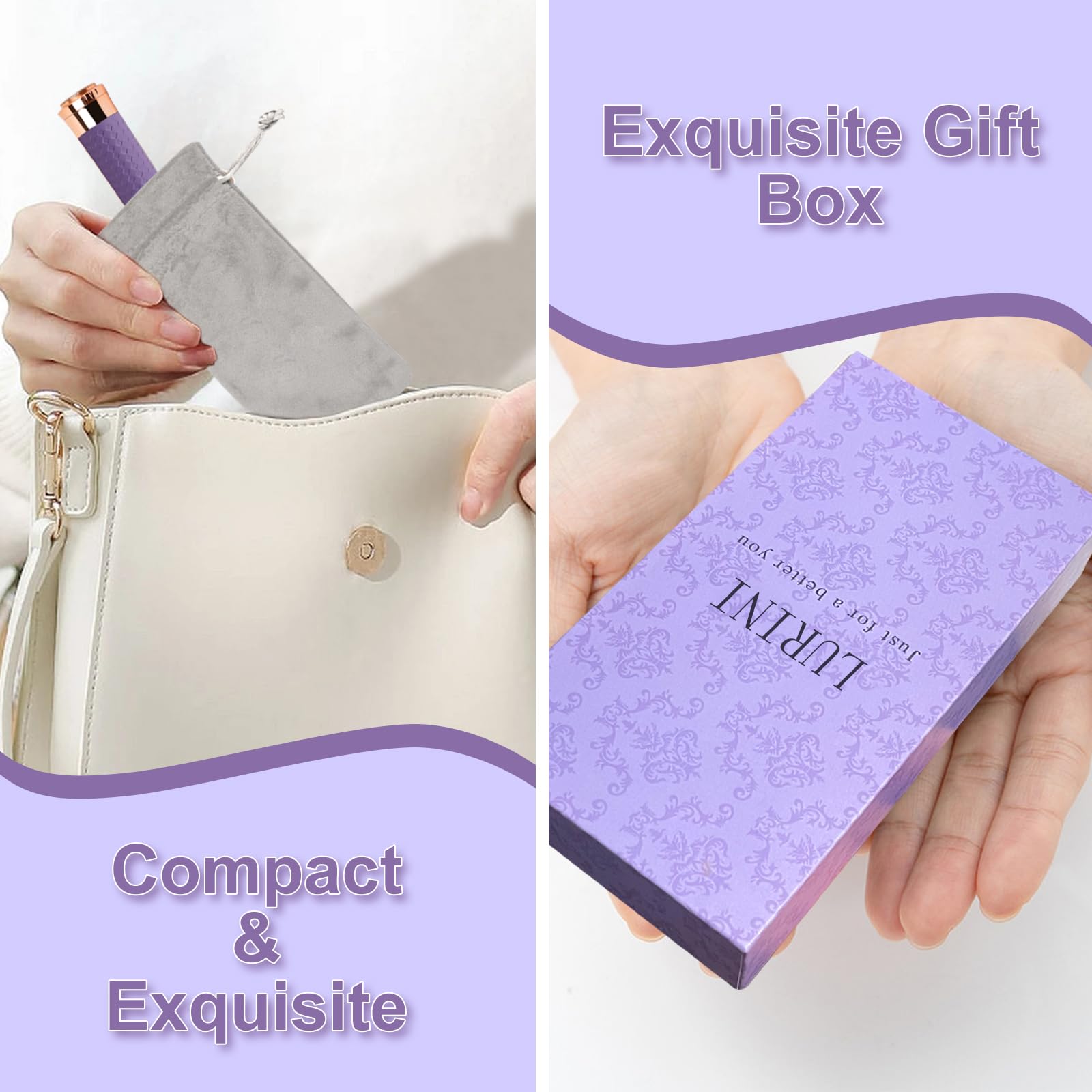 Lurini gift box packaging makes a thoughtful present.
