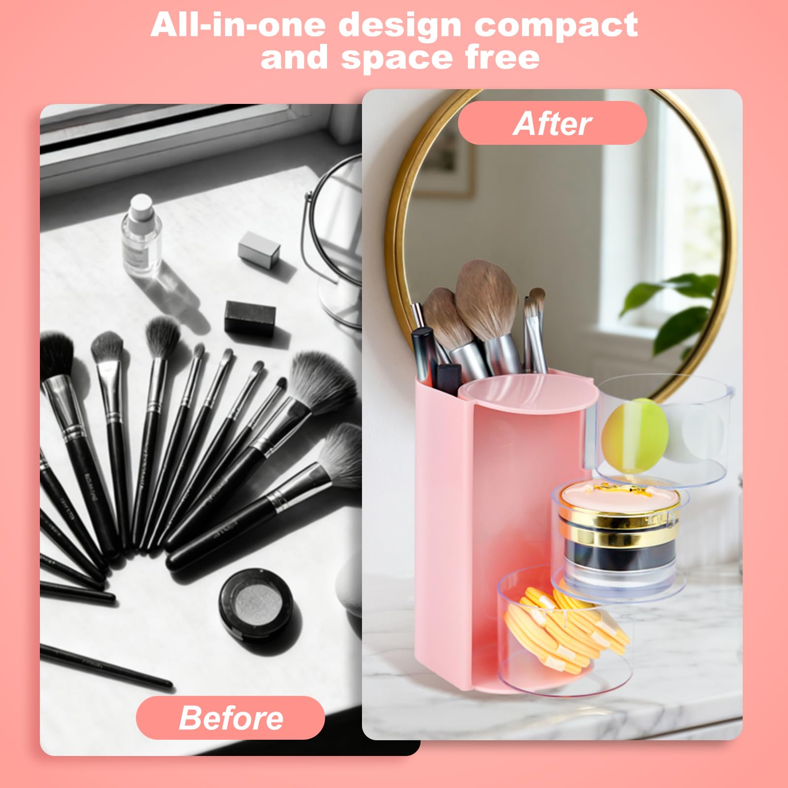 Luscinia sleek modern vanity design blends with any decor.