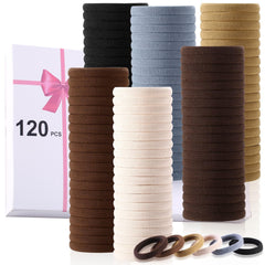 LuSeren 120-piece hair ties designed for thick hair offering no-damage hold