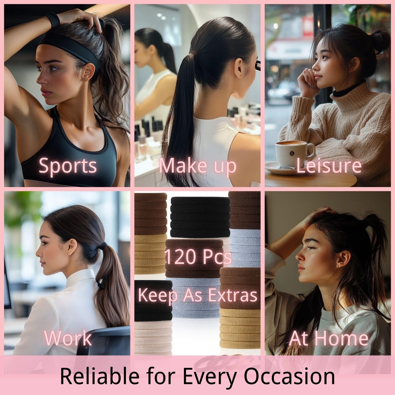 All-ages versatile hair accessory for kids and adults