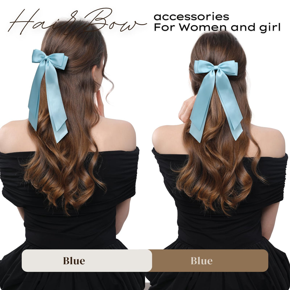 LuSeren hair clip accessory for toddlers to adults in light blue