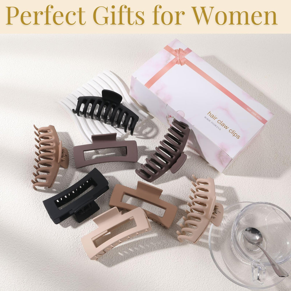 LuSeren clips neutros para combinar con cualquier atuendo.