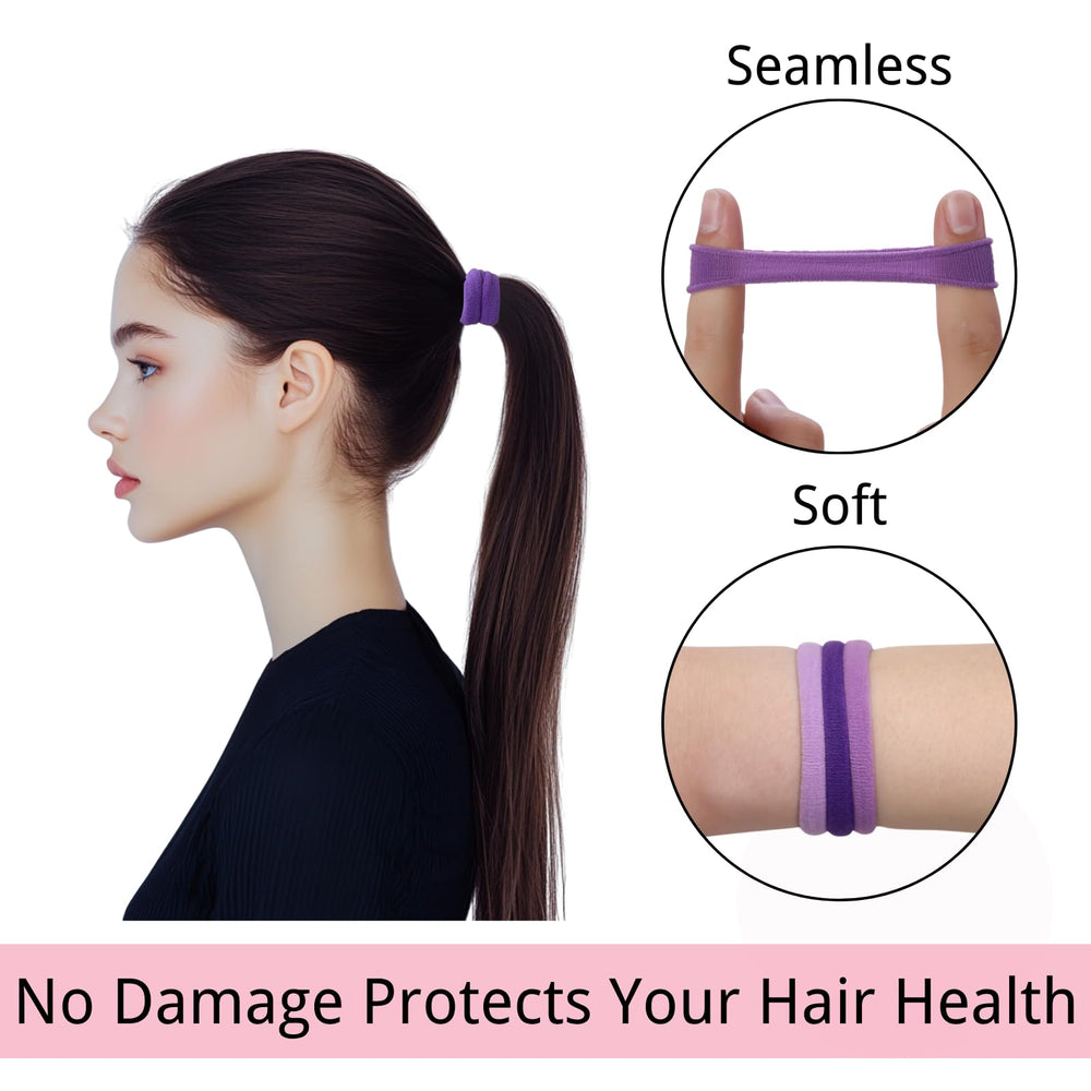 LuSeren easy-application seamless design supports quick morning ponytails.