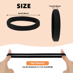 LuSeren heavy-duty elastic hair tie for durable, repeated use.