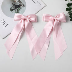 LuSeren pink hair bow clip perfect for girls and teens