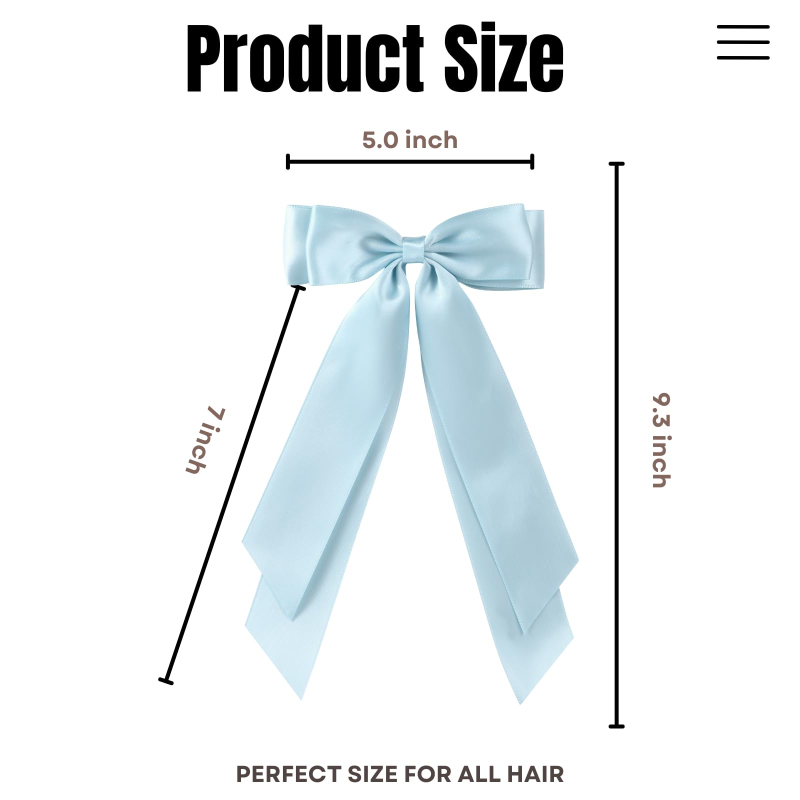 LuSeren strong clip holds braids, pigtails, and ponytails securely
