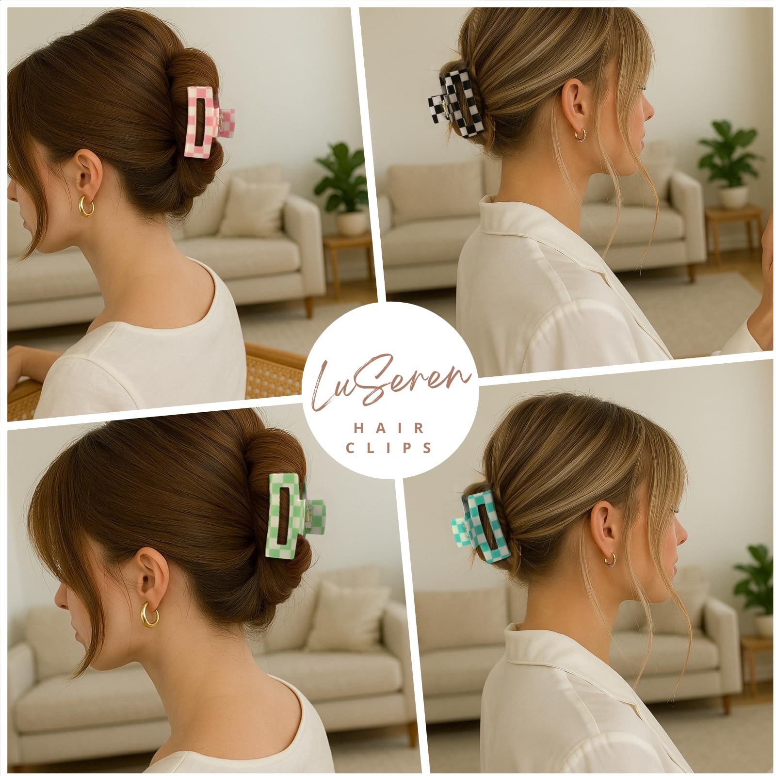 LuSeren versatile everyday clip suitable for quick updos and casual looks