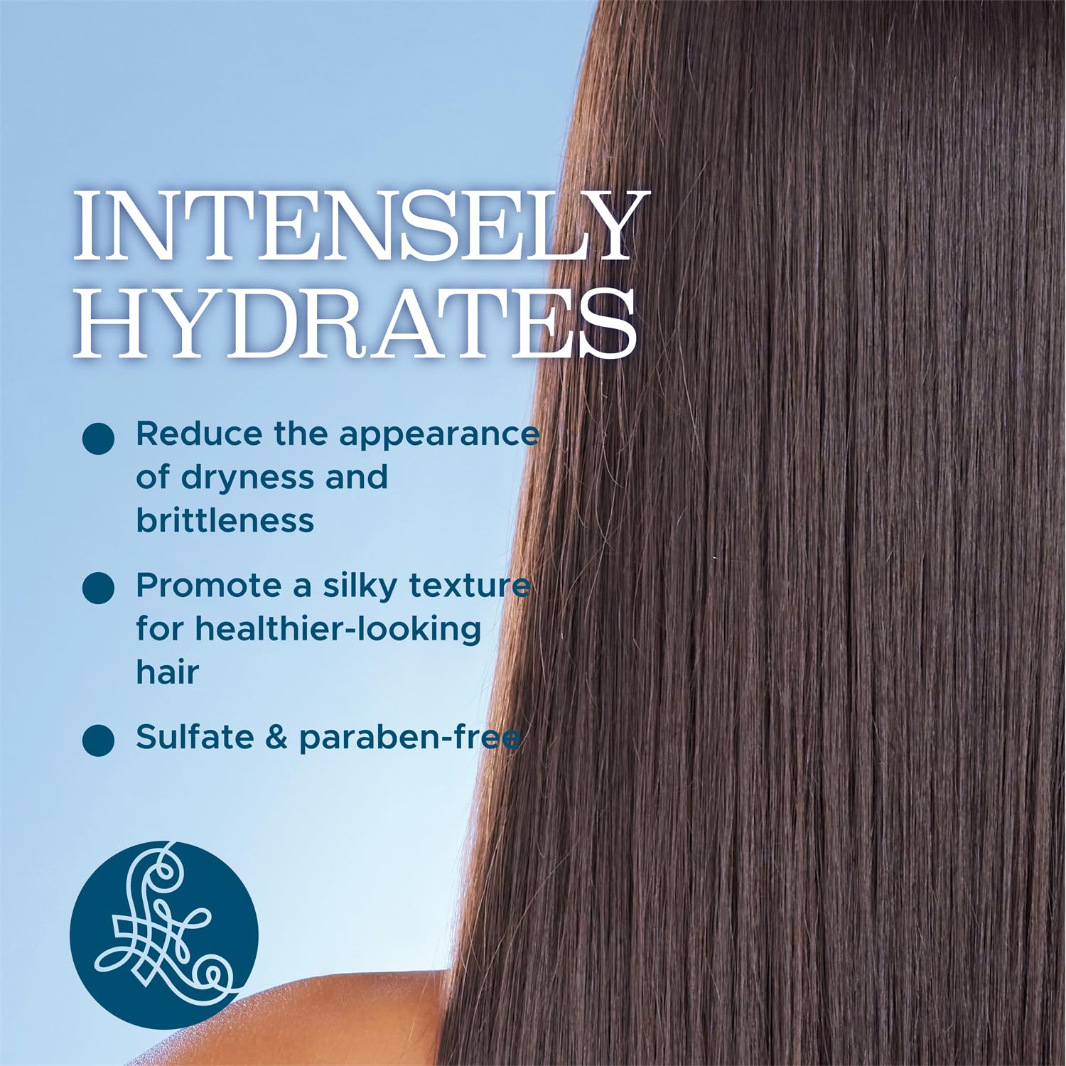 Luseta argan oil-based formula suggesting improved elasticity and frizz control.