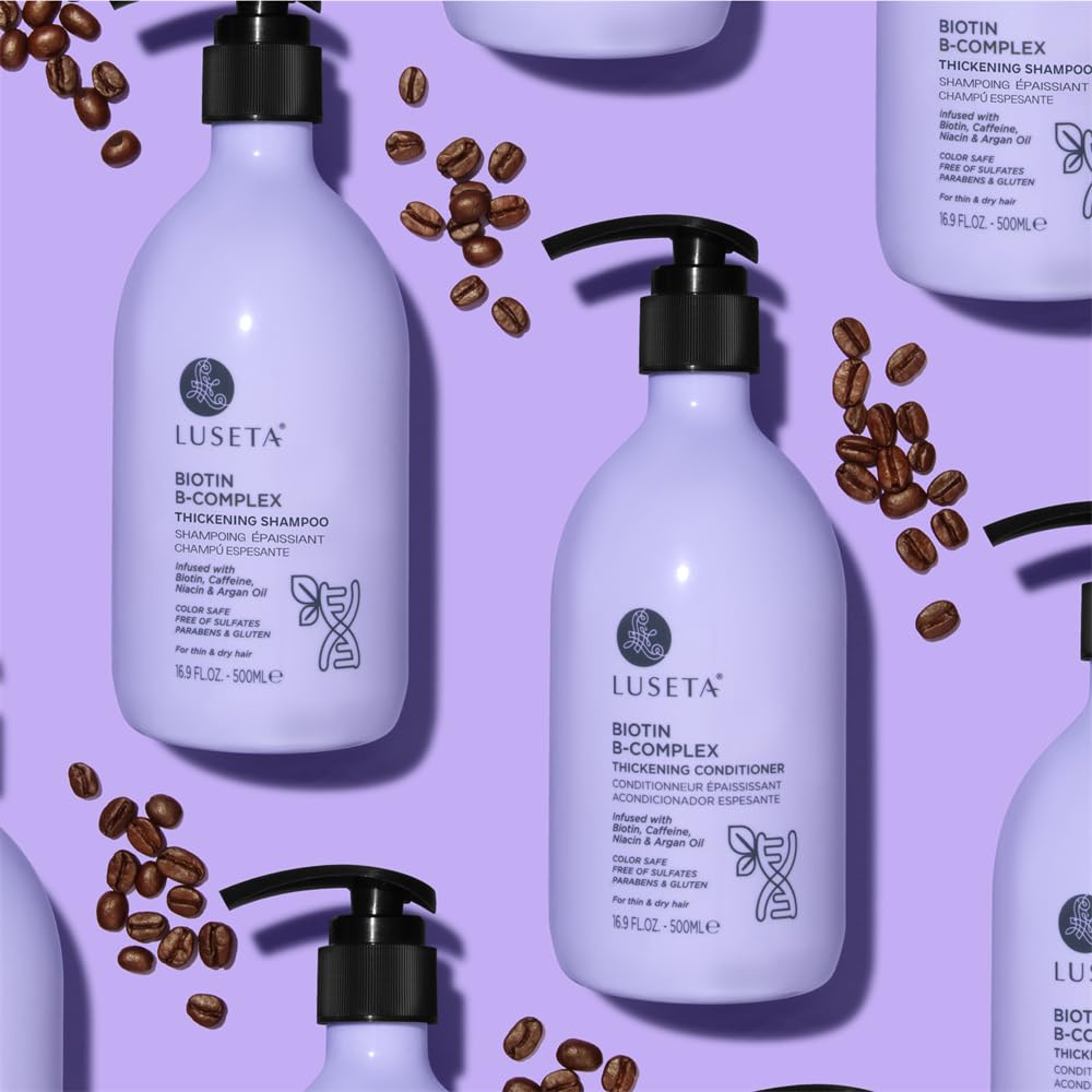 Luseta B-Complex set on bathroom shelf for daily use.