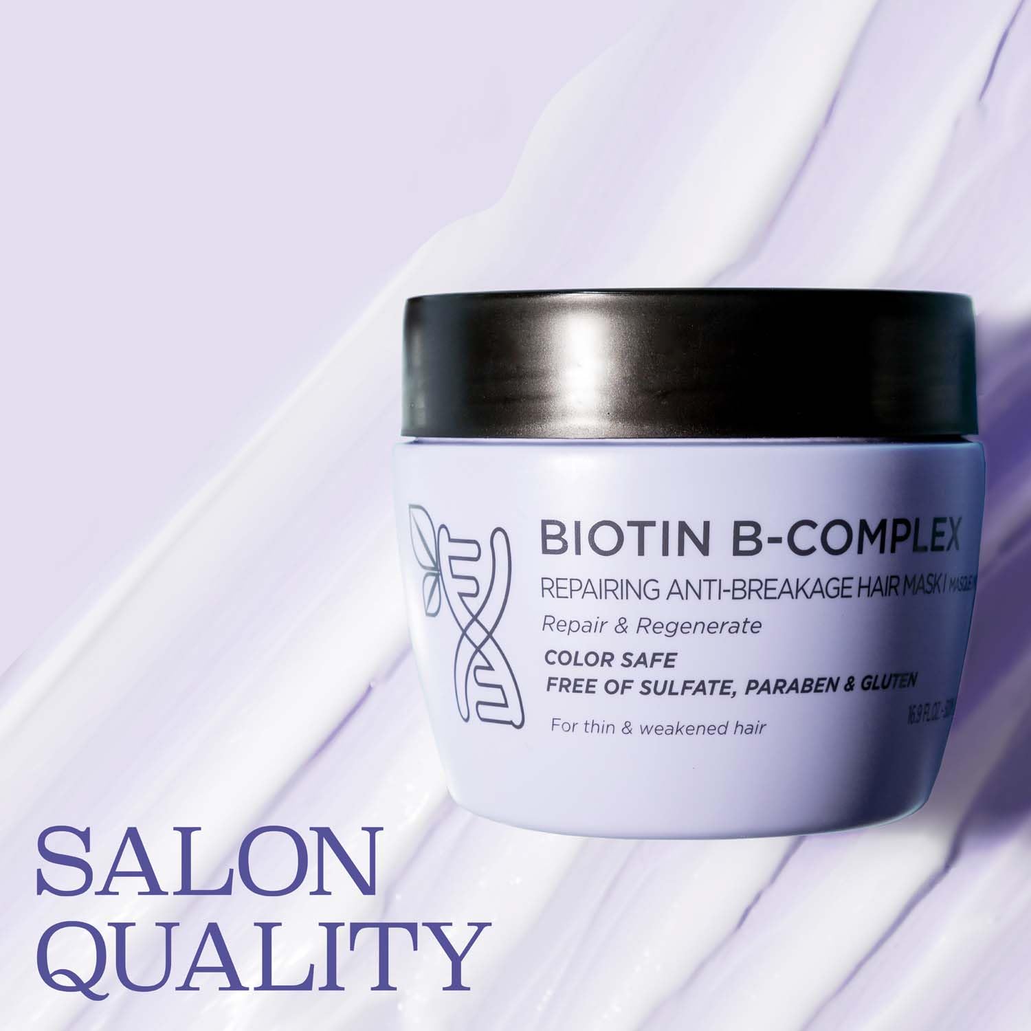 Luseta Biotin B-Complex botella con aceite de argán para cabello saludable