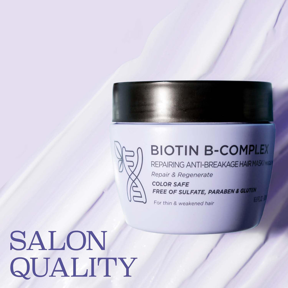Luseta Biotin B-Complex botella con aceite de argán para cabello saludable