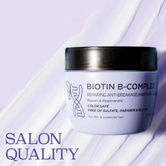 Luseta Biotin B-Complex botella con aceite de argán para cabello saludable