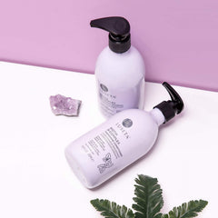 Luseta Biotin B-Complex Shampoo label highlighting biotin and caffeine benefits