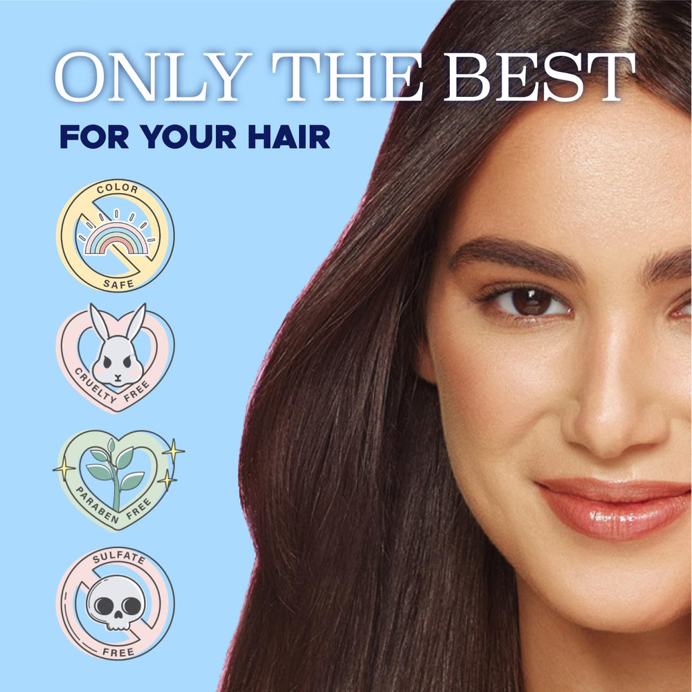 Luseta Blue Shampoo with sulfate-free formula for gentler cleansing.