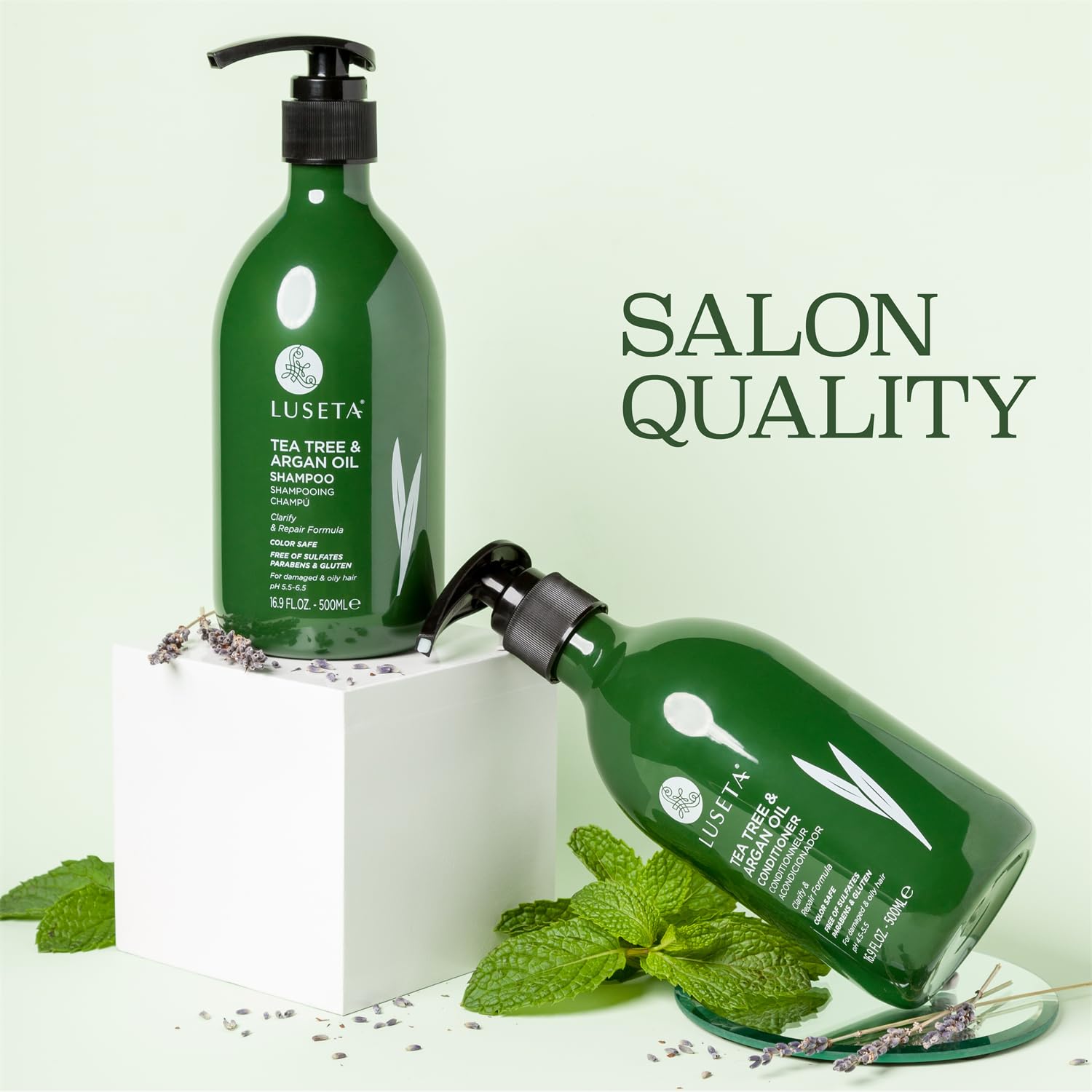 Luseta Brand packaging box showcases cruelty-free packaging