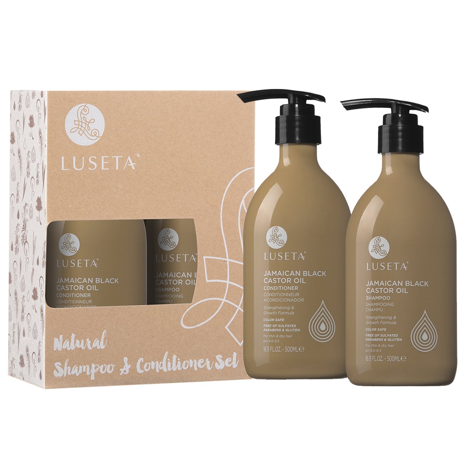 Luseta Castor Oil Shampoo shine closeup suggests restored shine.