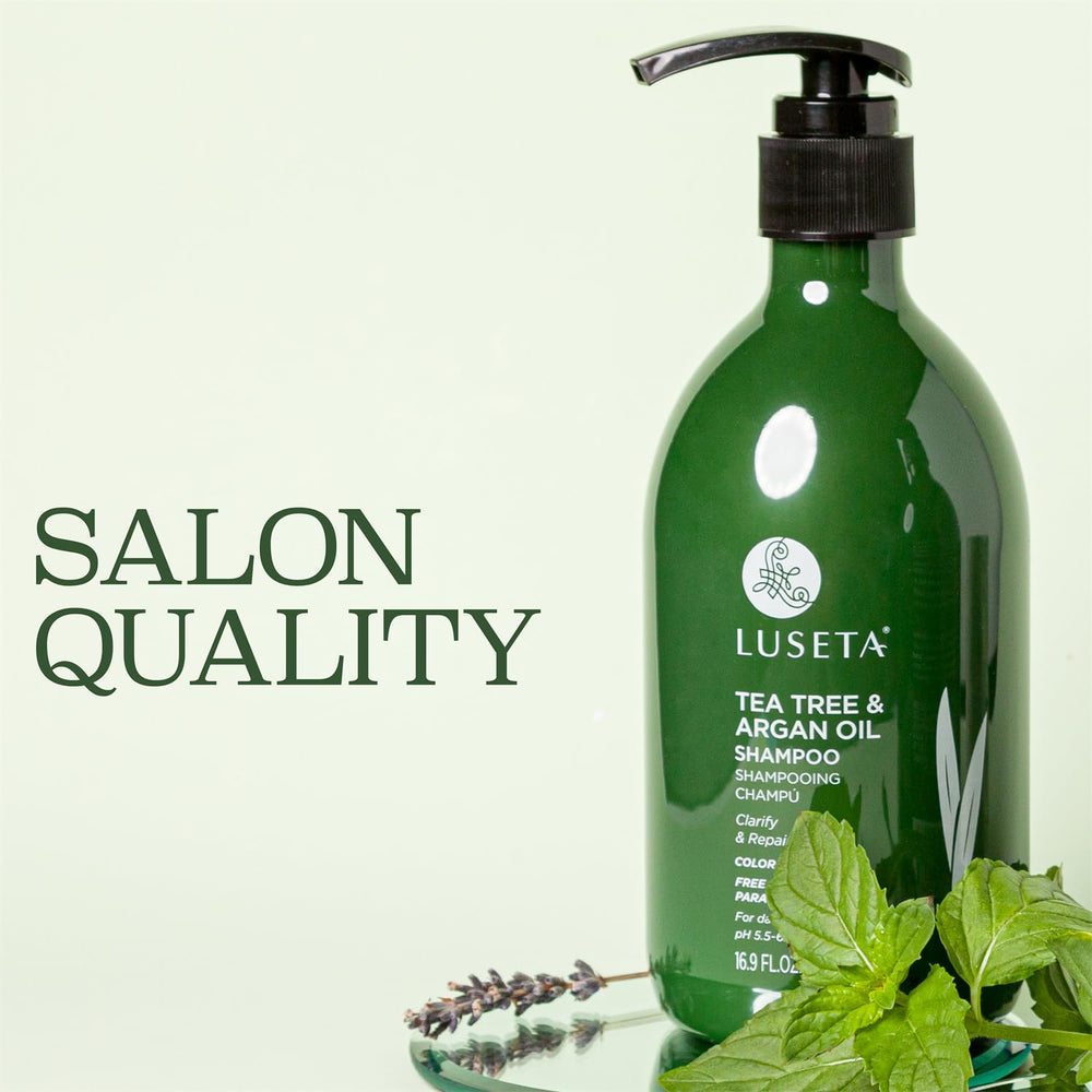 Luseta Champú para cabello rizado y teñido, compatible con color.