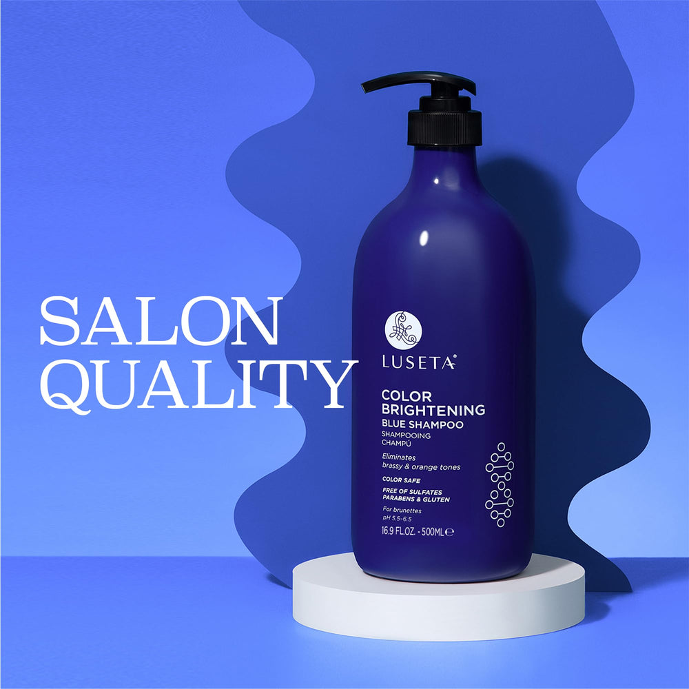 Luseta display on shelf signals salon-quality at-home care.