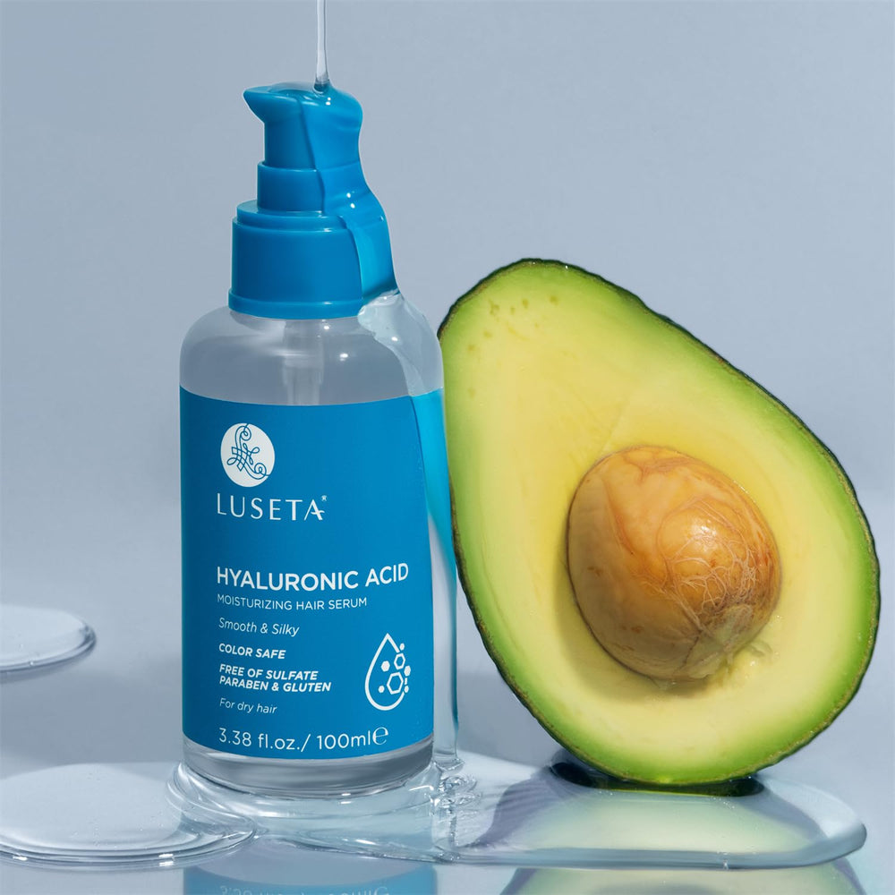 Luseta daily-use hair oil for ends offering detangling and shine.