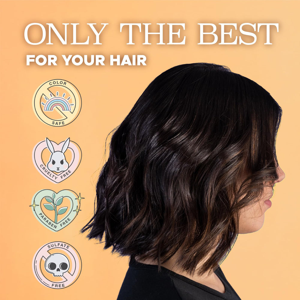 Luseta hair before and after volume look for fuller roots.