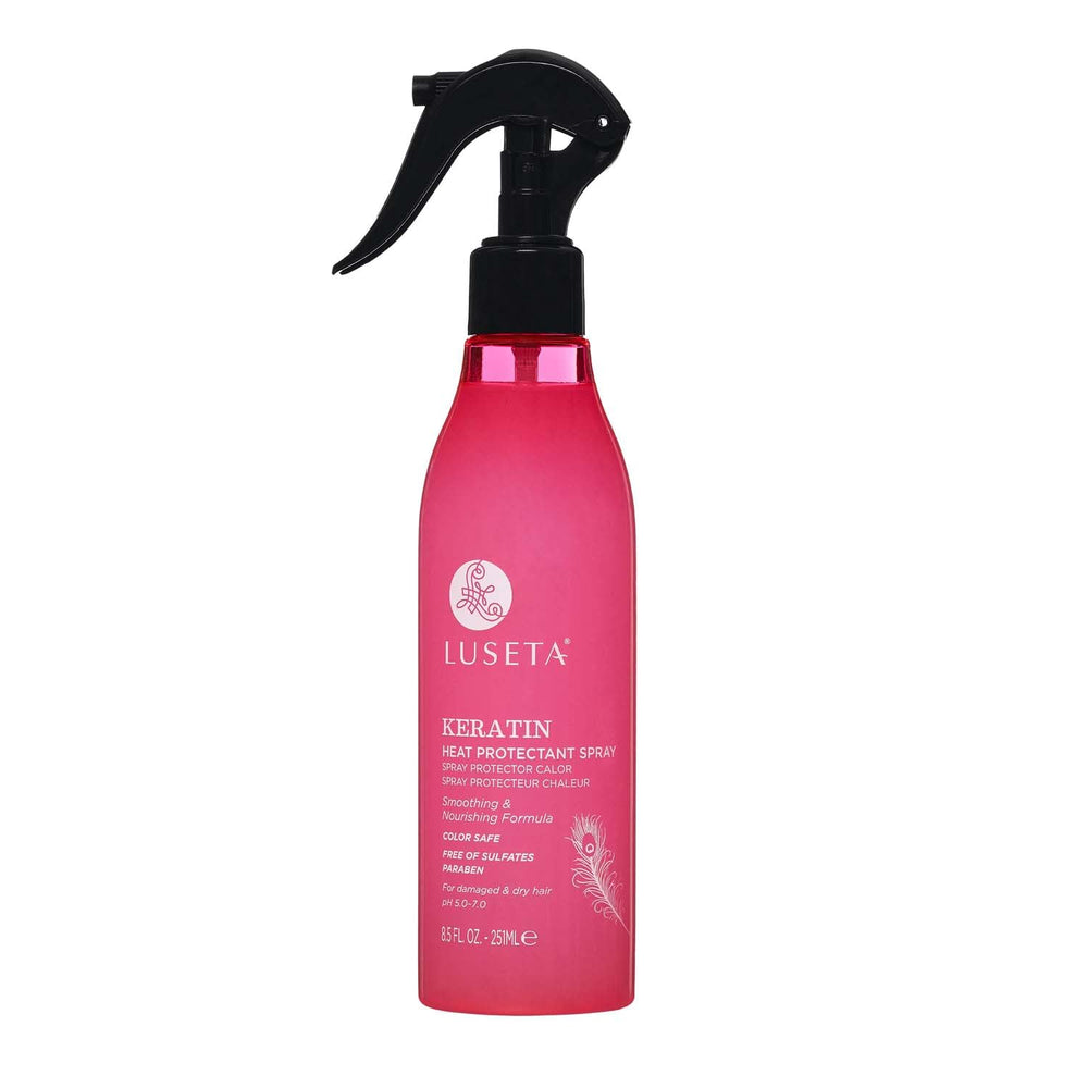 L LUSETA Keartin spray protección térmica para cabello, protege del calor y facilita el peinado.