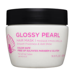 Mascarilla capilar Luseta de perla con brillo para cabello radiante.