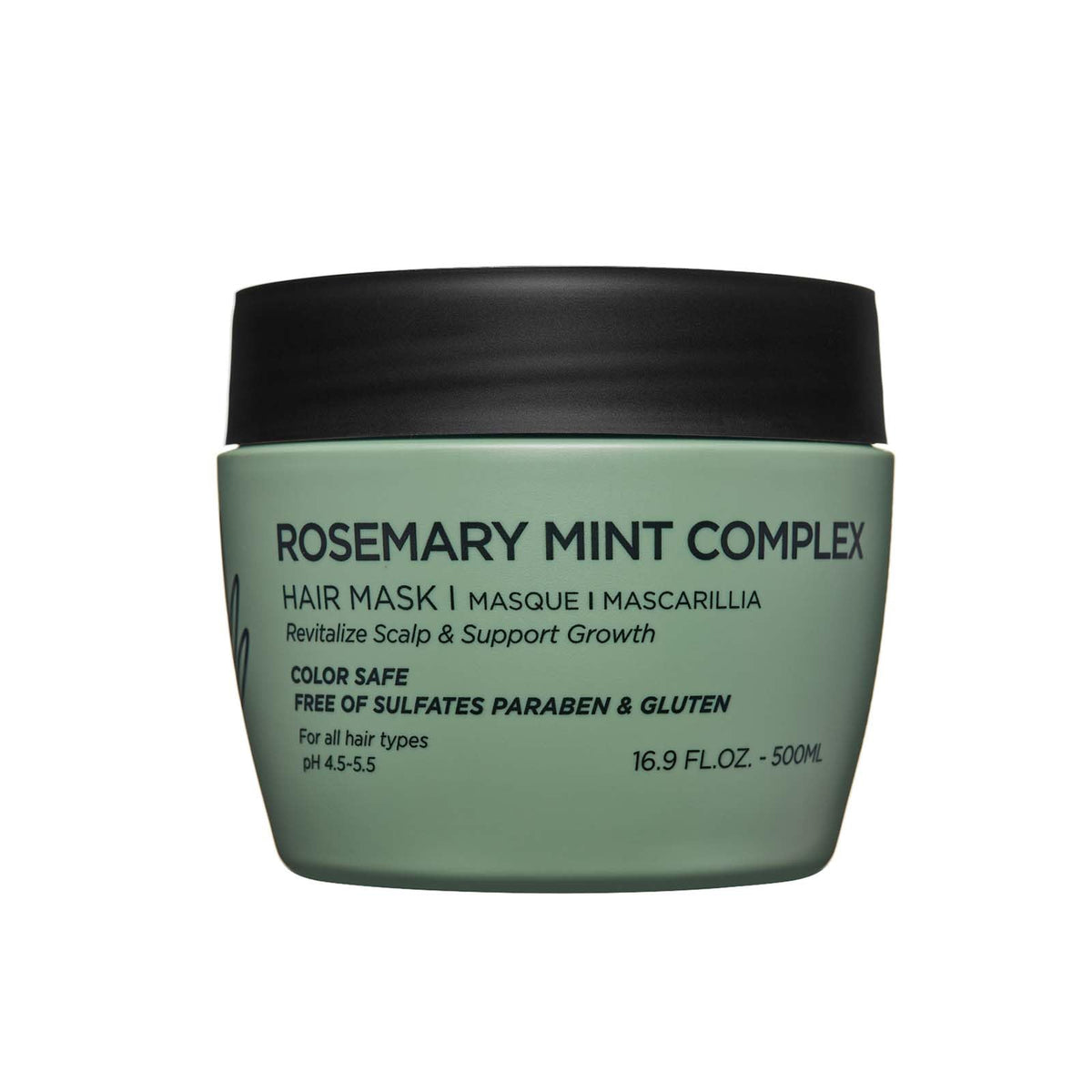 L LUSETA Mascarilla Romero Menta, bote: hidratación profunda para el cabello