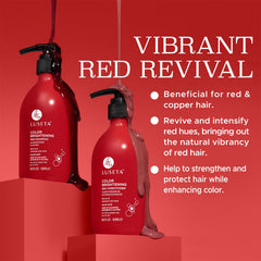 Luseta red hair set on display emphasizes a duo for color revival.