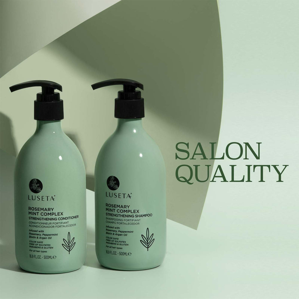 Luseta Rosemary Mint ingredients highlight argan oil for nourishment