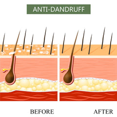 Luseta Tea Tree Argan shampoo label closeup highlights natural ingredients.