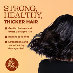 Luseta turmeric collagen conditioner bottle for smoother, hydrated strands.