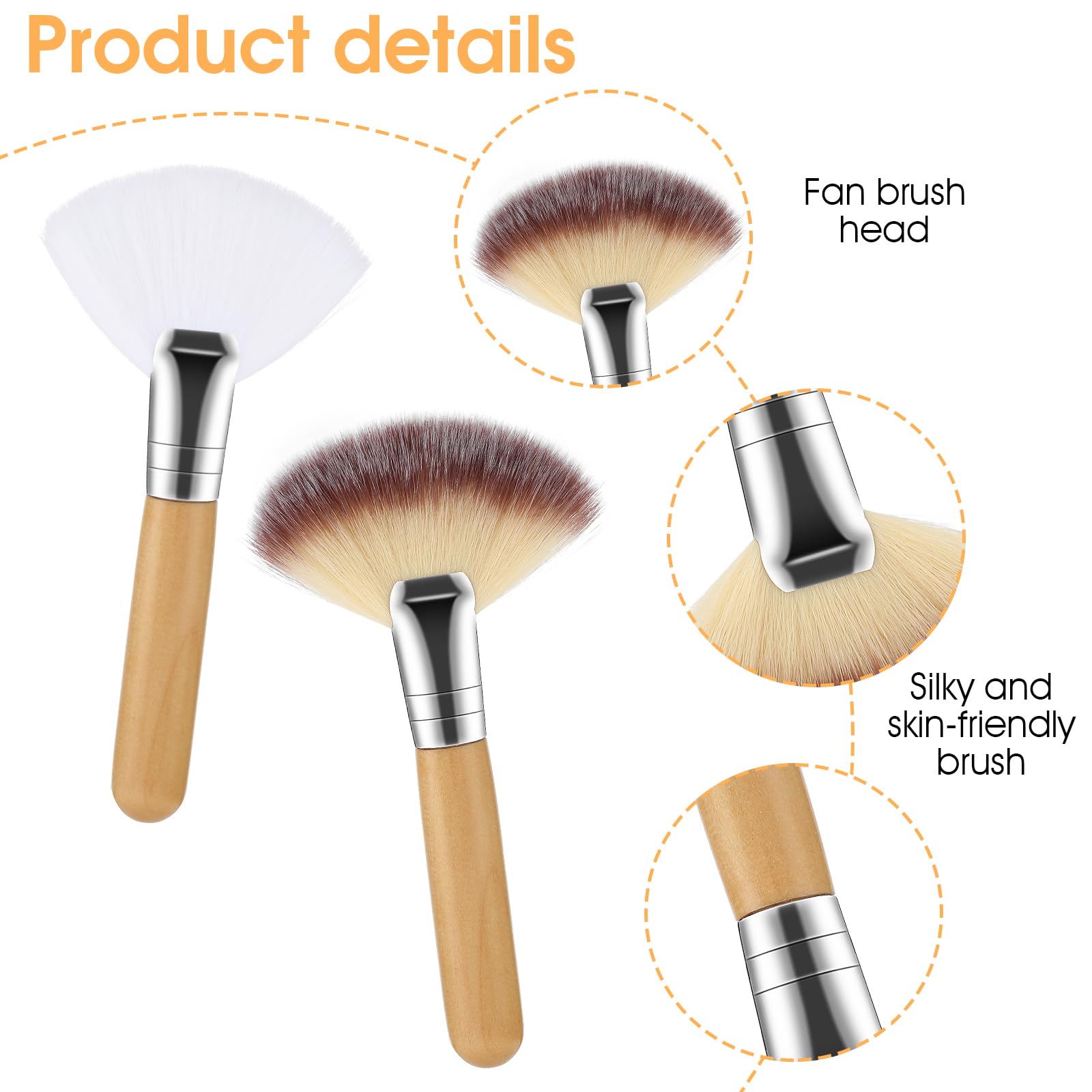 Lusofie highlighter brush provides precise cheekbone glow.