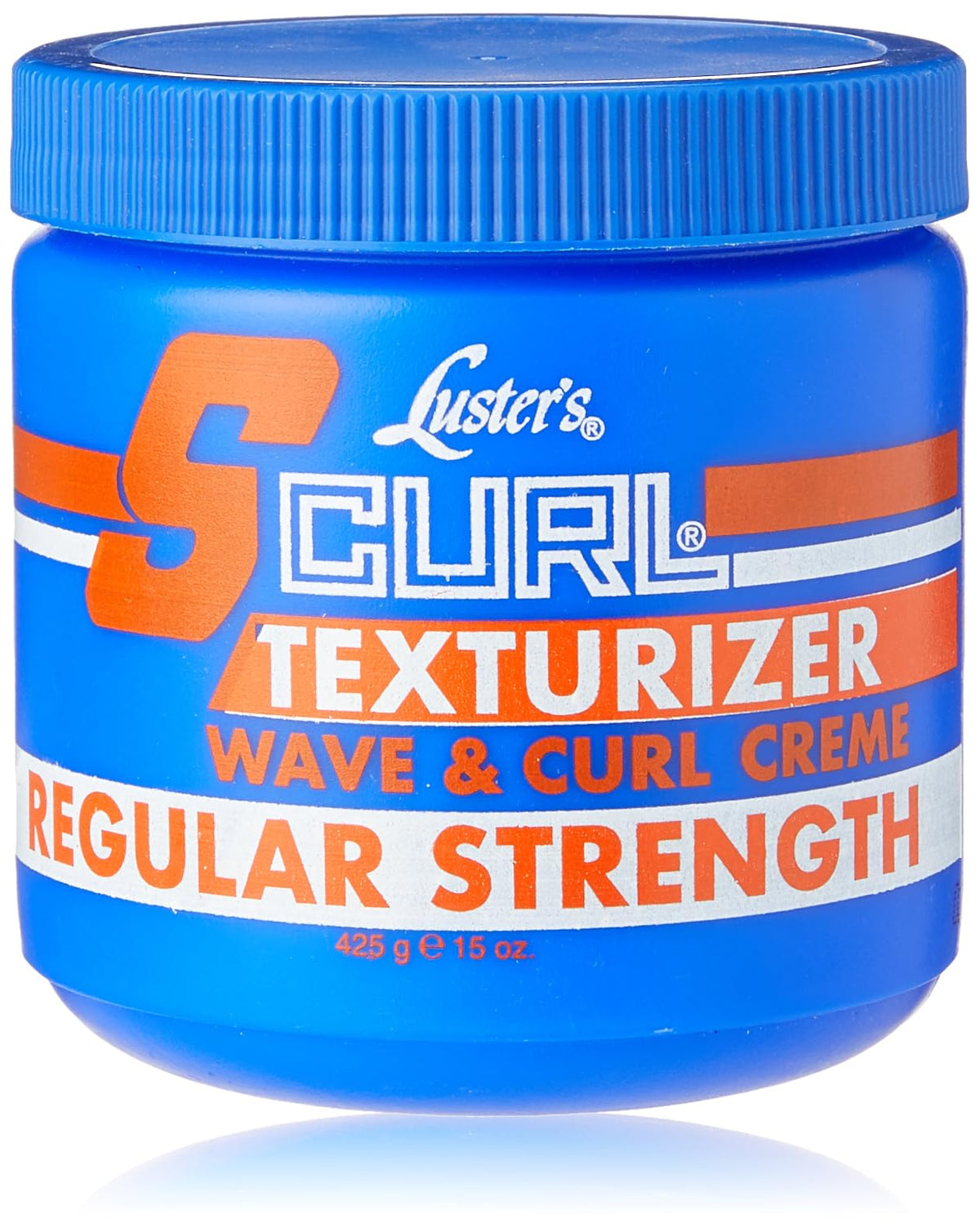 Luster S Curl Texturizer Wave & Curl Creme Regular — botella para rizos y ondas suaves