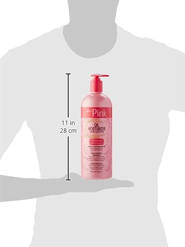 Luster's Pink Oil Moisturizer used on braids for moisture.
