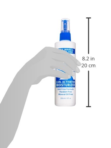 Brillo natural en el cabello con Luster's Scurl Activator
