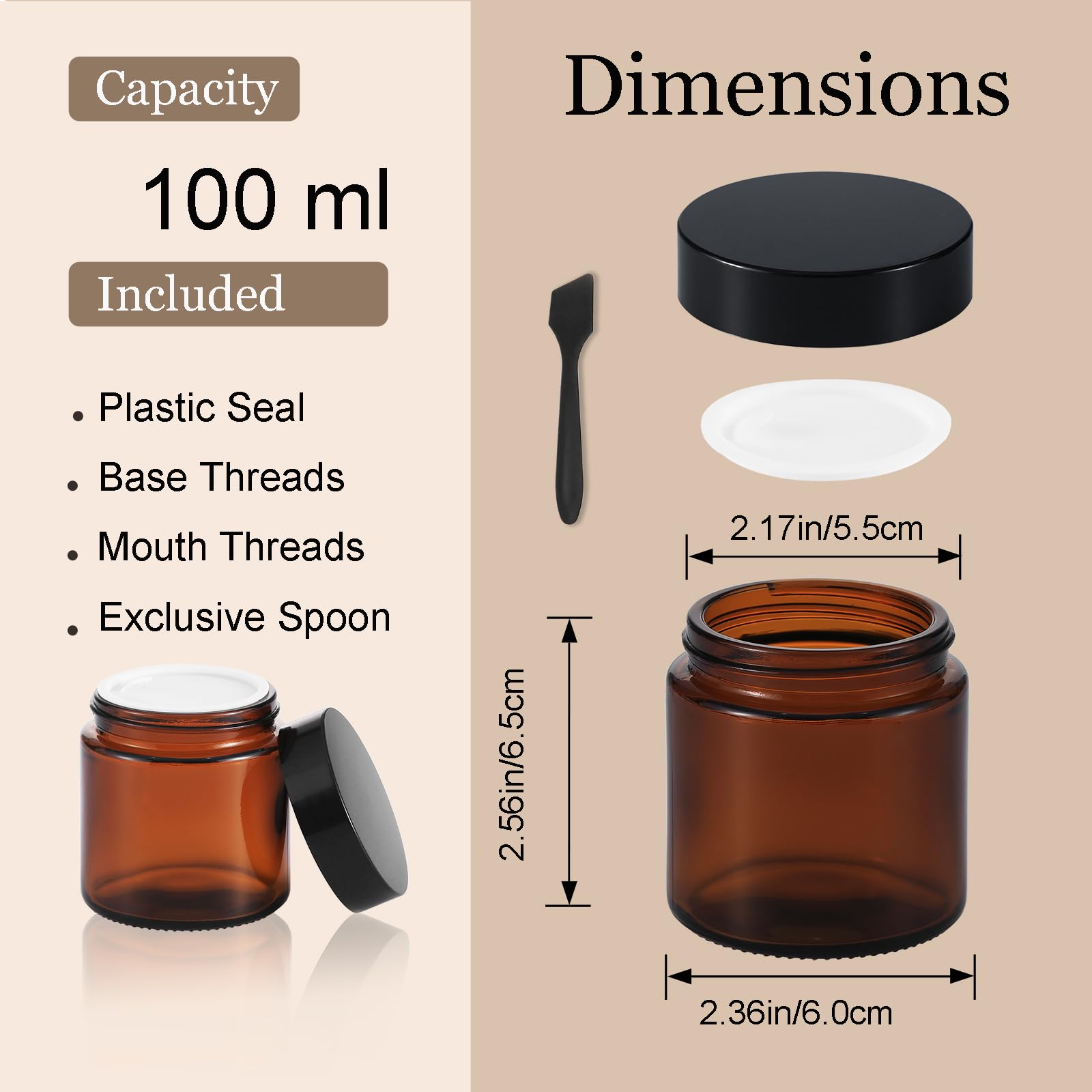 Lustervial leak-proof lids demonstrate secure travel storage.
