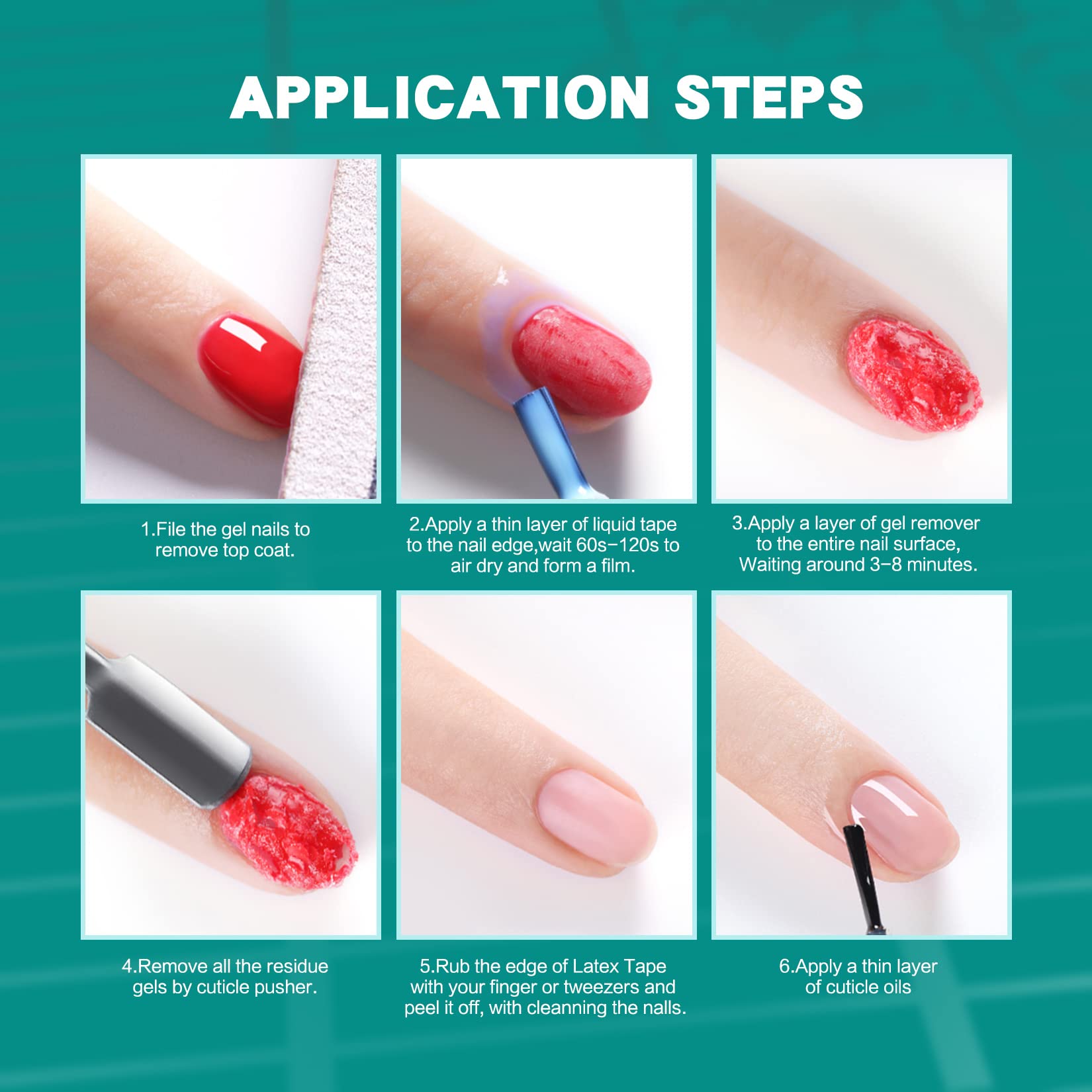 Lustrelle Remover Esmalte Gel empaque confiable y garantía de satisfacción
