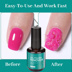 Lustrelle Remover Esmalte Gel protege la piel con látex alrededor de las uñas
