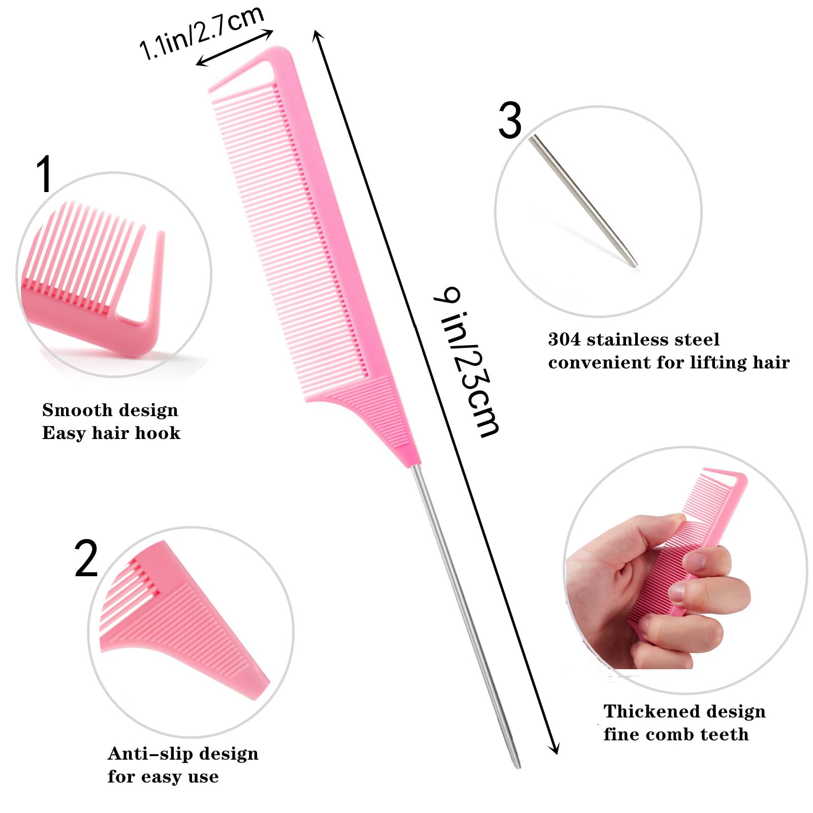 Luumxai versatile multi-comb set for everyday and professional use.