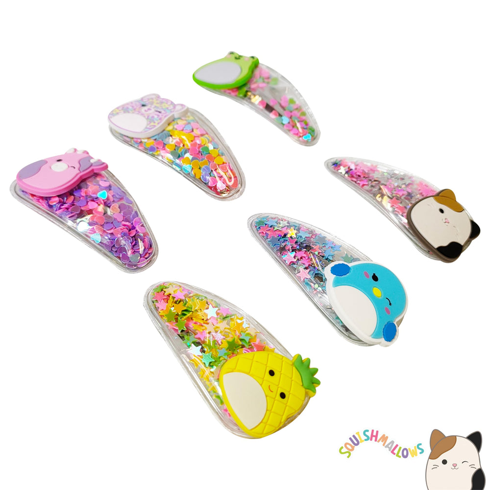 Luv Her 6pc multicolor hair clips for versatile kid styling.