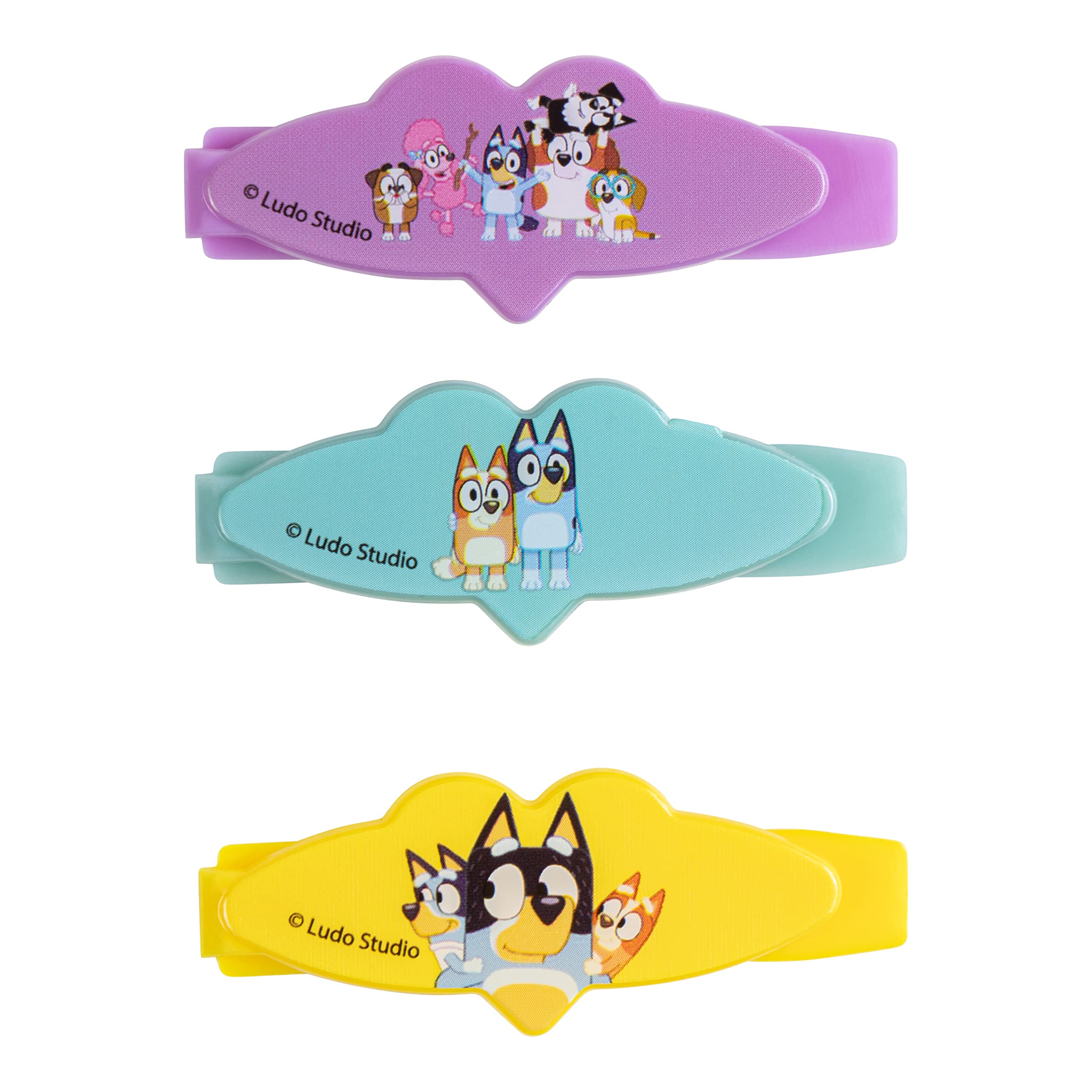Clips de pelo Luv Her Bluey para fijar mechones sin tirones.