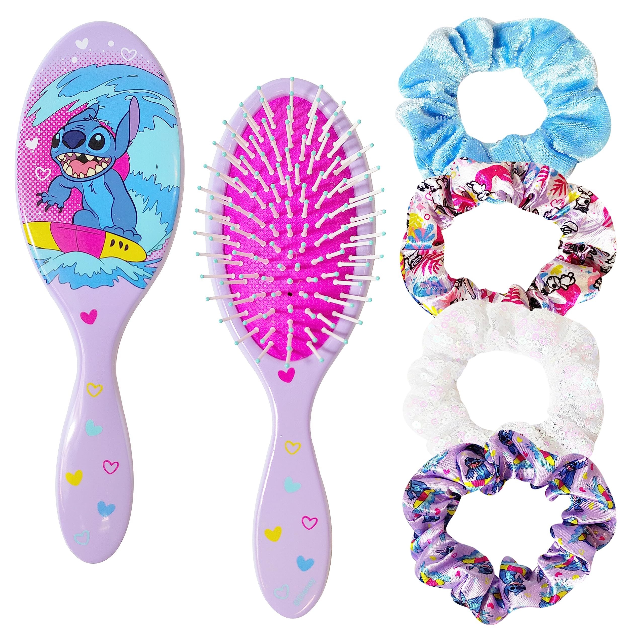 Cepillo LUV HER Stitch de 9 pulgadas para desenredar suavemente.