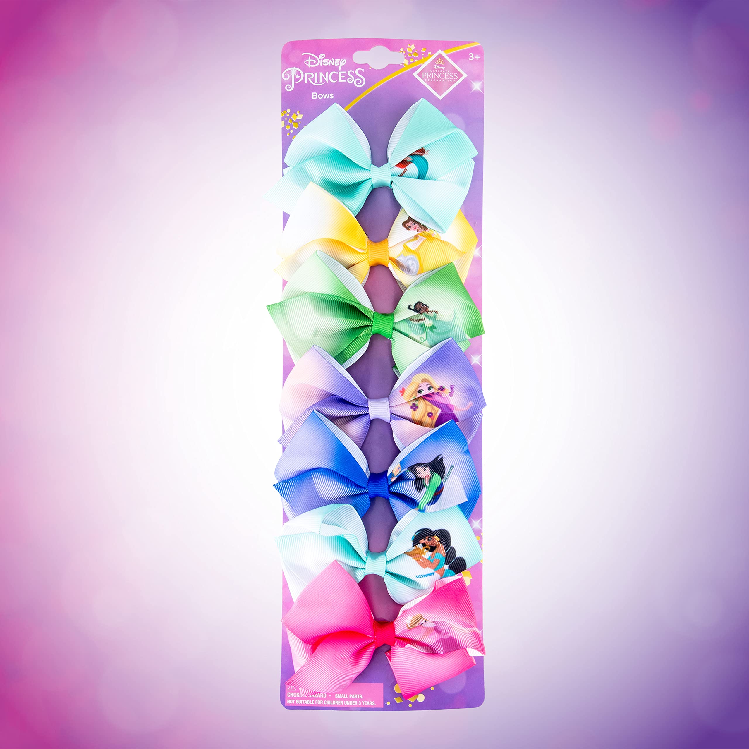 LUV HER Disney Princesa clip amarillo, ideal para juegos y disfraces sin perder el cabello