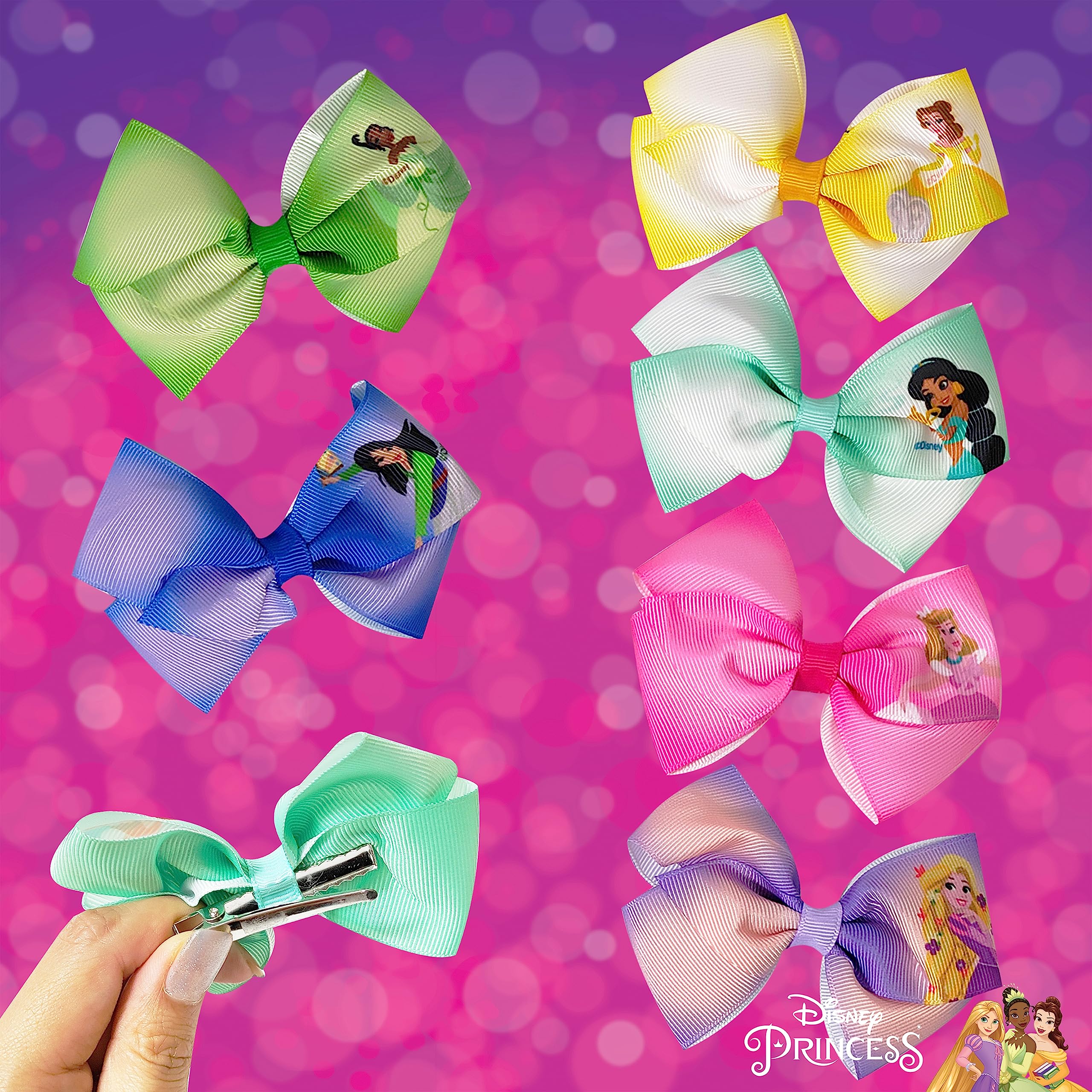 LUV HER Disney Princesa clip escarlata, perfecto para peinados temáticos y fiestas