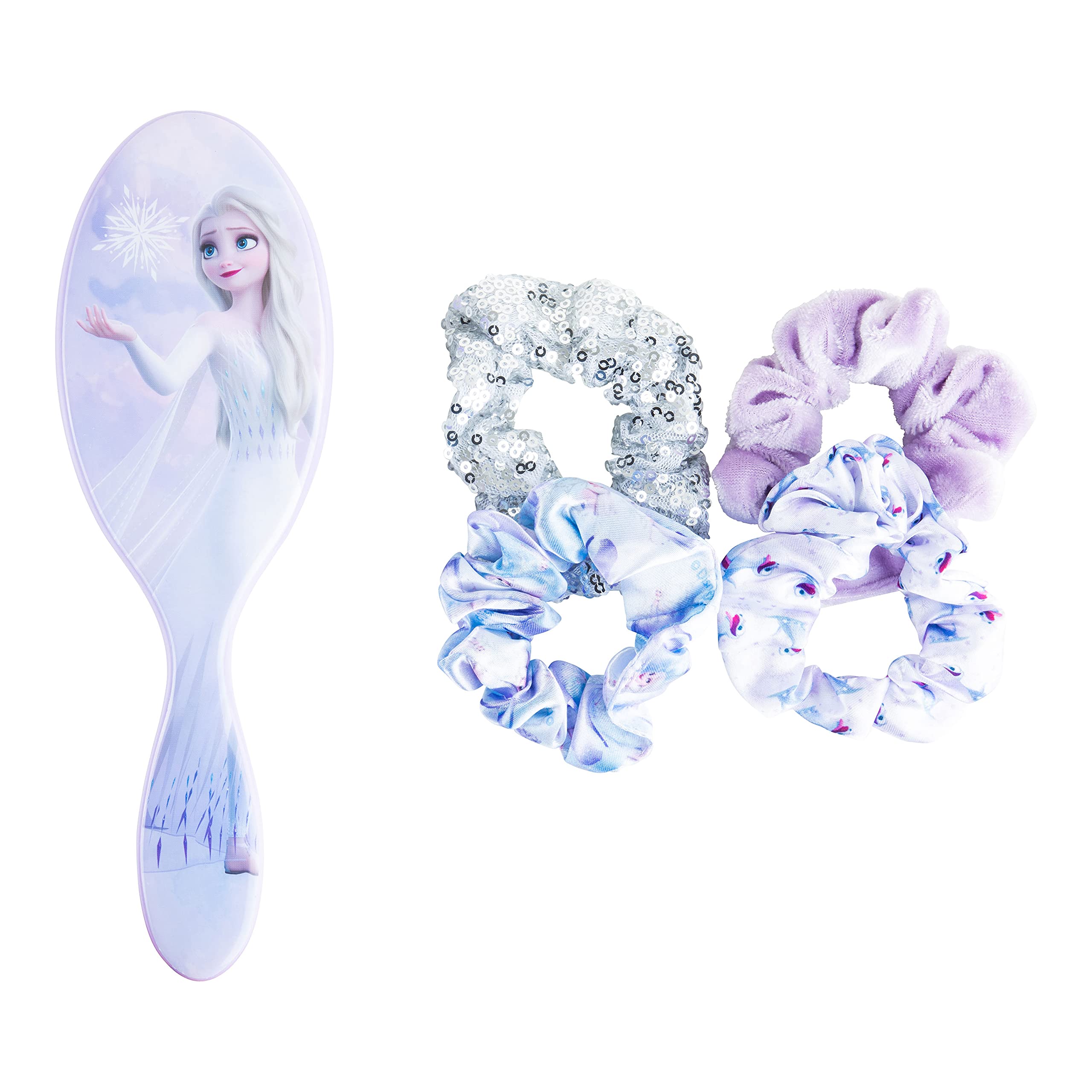 Luv Her Elsa scrunchies highlighting gentle, secure grip and color variety.